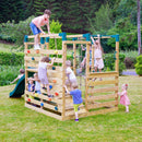 Rebo Ninja Climbing Cube Wooden Climbing Frame - Double
