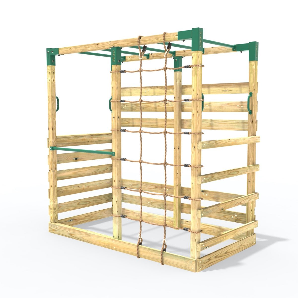 Rebo Ninja Climbing Cube Wooden Climbing Frame - Single