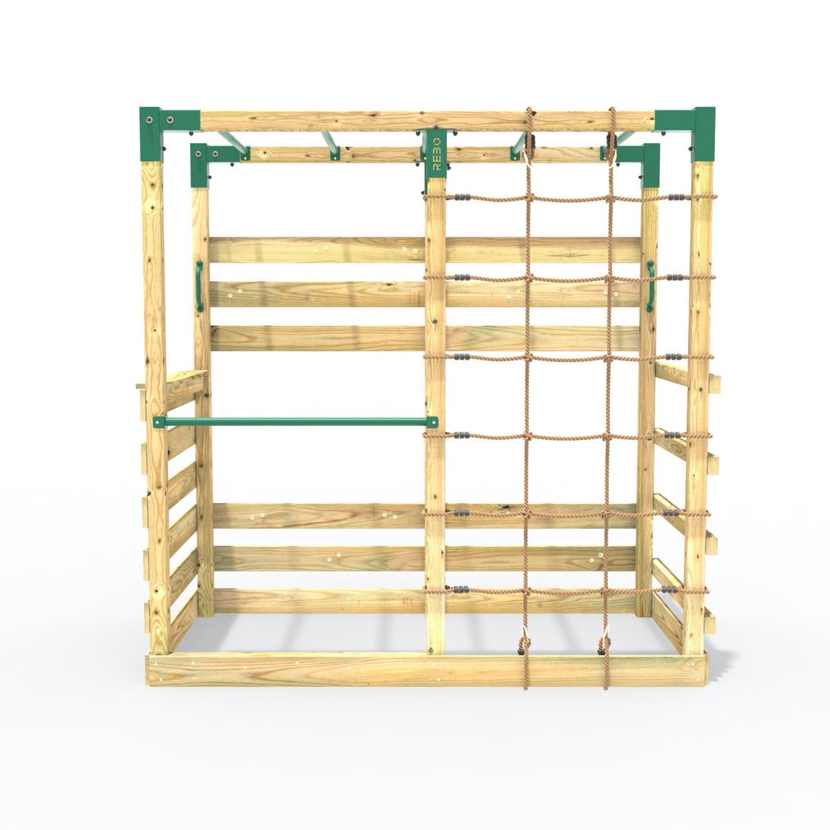 Rebo Ninja Climbing Cube Wooden Climbing Frame - Single