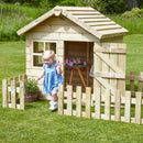 Rebo Orchard 4FT x 4FT Children’s Wooden Garden Playhouse - Dove