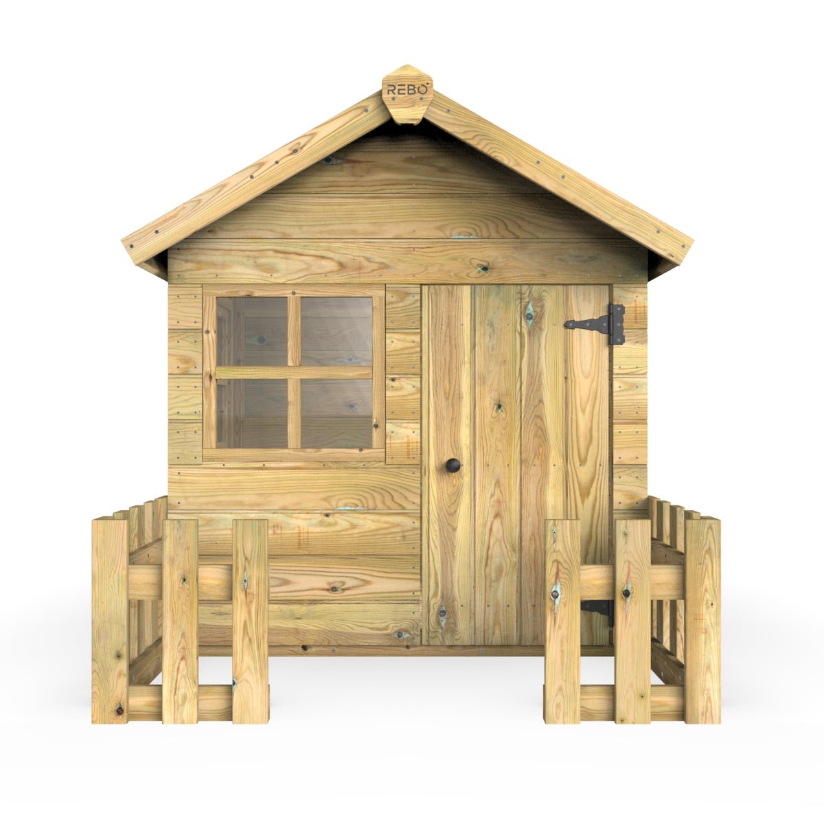 Rebo Orchard 4FT x 4FT Children’s Wooden Garden Playhouse - Lark