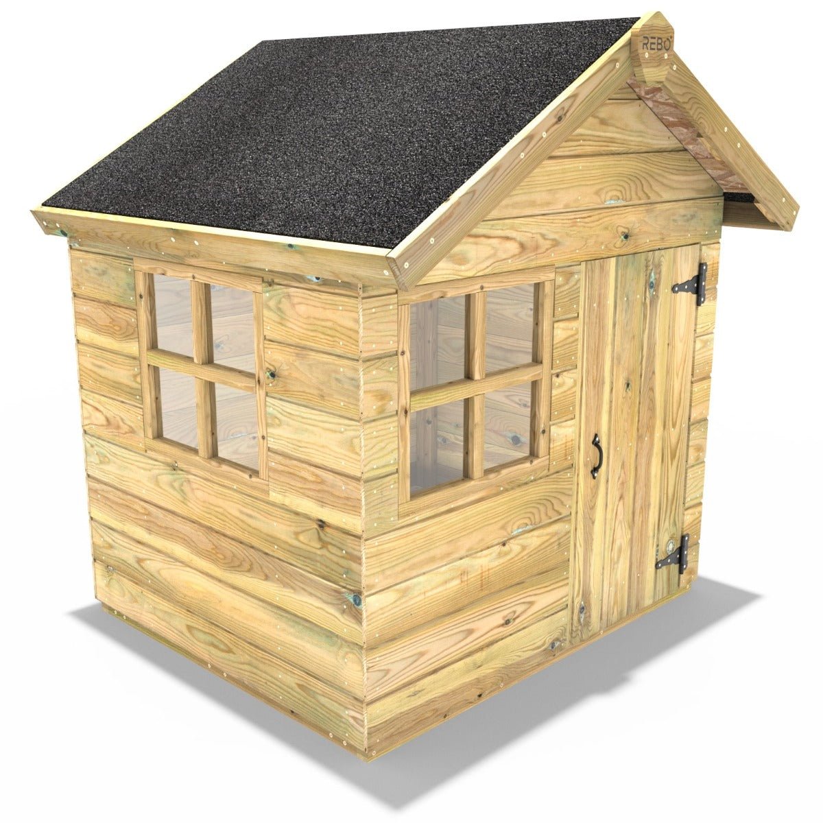 Rebo Orchard 4FT x 4FT Children’s Wooden Garden Playhouse - Owl