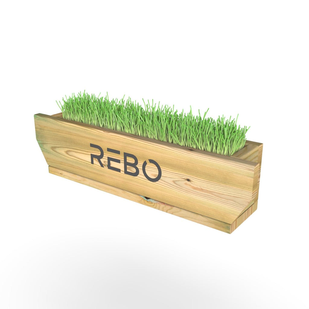 Rebo Orchard Playhouse Wooden Planter OutdoorToys