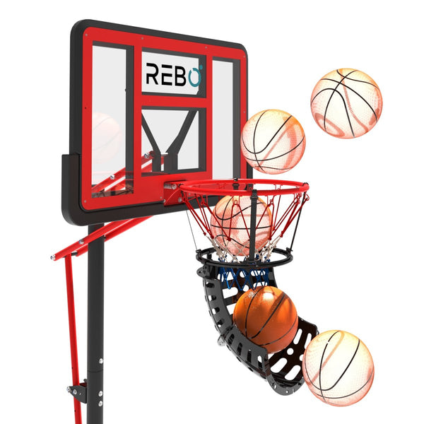 Rebo Portable Basketball Hoop Ball Return