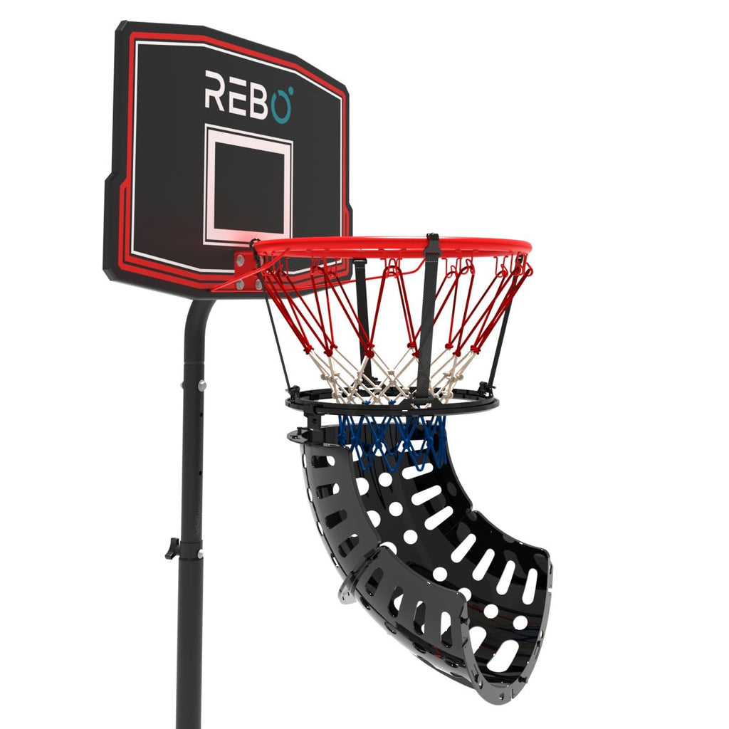 Rebo Portable Basketball Hoop Ball Return OutdoorToys
