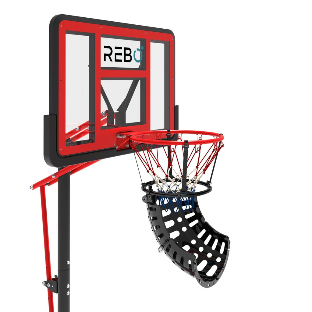 Rebo Portable Basketball Hoop Ball Return OutdoorToys