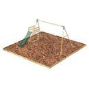 Rebo Safety Play Area Protective Bark Wood Chip Kit - 5.1M x 5.1M
