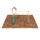 Rebo Safety Play Area Protective Bark Wood Chip Kit - 6.3M x 5.1M