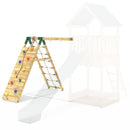 Rebo Single Swing with Climbing Wall Extension for 1.5m Platform Modular Tower