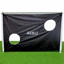 Rebo Steel Football Goal Target Sheet - 6 x 4FT Target