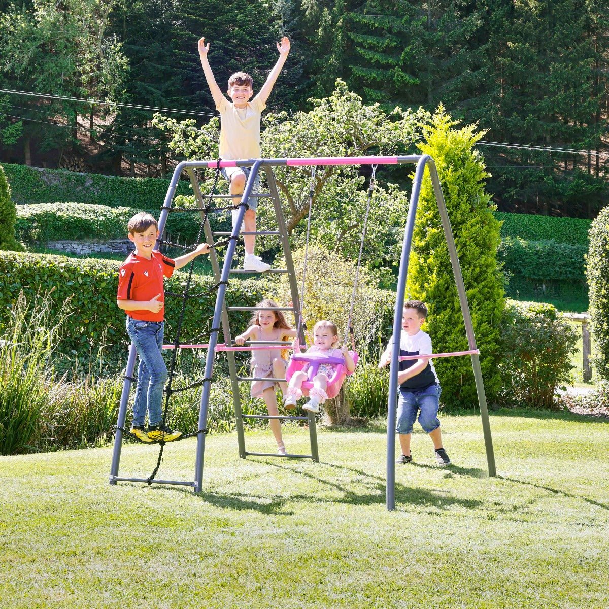 Kids metal swing set shop