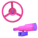 Rebo Steering Wheel and Telescope - Pink