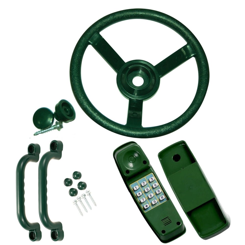 Rebo Accessory Bundle - Steering Wheel, Telephone & Handgrips