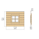 Rebo Step Up Den Pack for 1.5m Platform Modular Tower (3 sides)