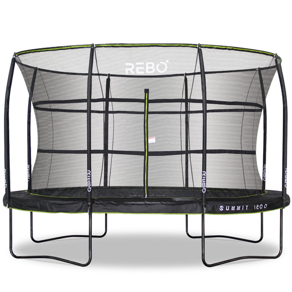 Rebo Summit Oval Trampoline and Safety Enclosure - Summit 1200