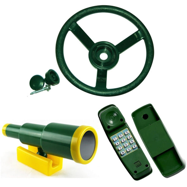 Rebo Telephone, Steering Wheel and Telescope