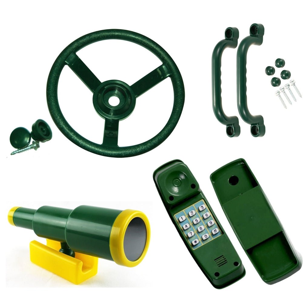 Rebo Telephone, Steering Wheel, Telescope and Handgrips