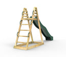 Rebo Wooden Free Standing Slide with 10ft Water Slide - Standard