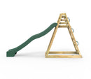 Rebo Wooden Free Standing Slide with 10ft Water Slide - Standard