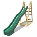 Rebo Wooden Free Standing Slide with 10ft Water Slide - Standard