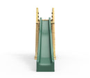 Rebo Wooden Free Standing Slide with 10ft Water Slide - with Adventure Wall