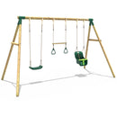 Rebo Wooden Garden Swing Set - Galaxy