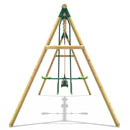 Rebo Wooden Garden Swing Sets - Neptune