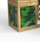 Rebo Wooden Lookout Tower Playhouse - Add-on Den Pack Camouflage