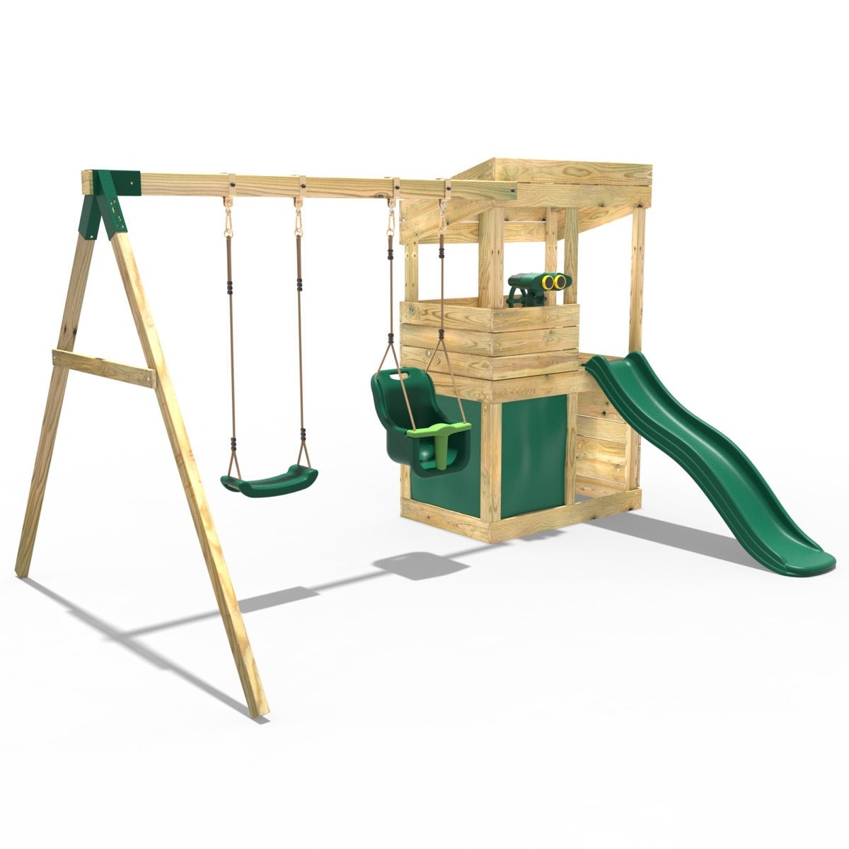 Rebo Wooden Lookout Tower Playhouse - Zion