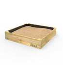 Rebo Wooden Sandpit Ball Pool Square Frame – 120cm x 120cm