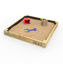 Rebo Wooden Sandpit Ball Pool with Removable Lid – 100cm x 100cm