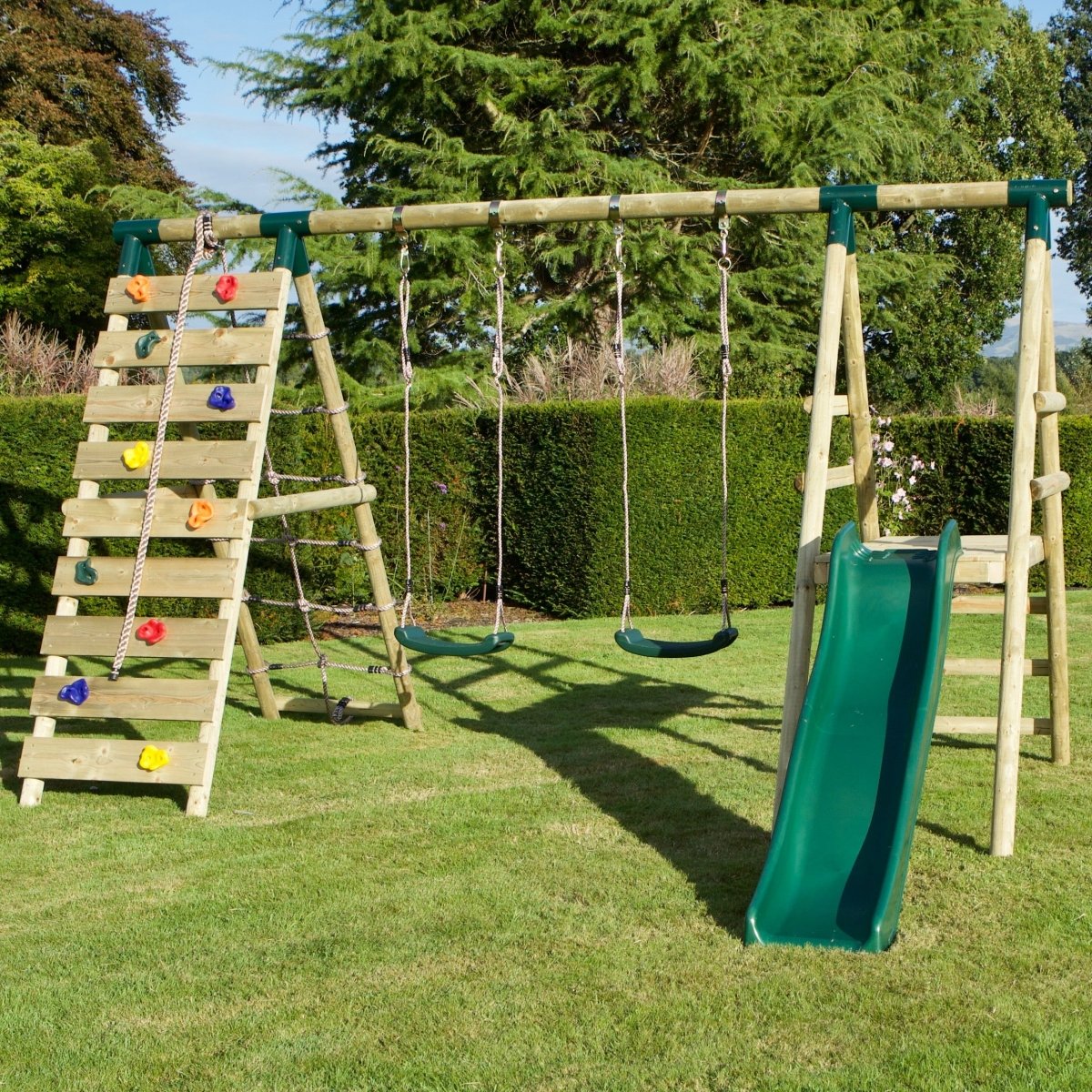 【一部予約販売中】 Jade Rebo Green Wall Climbing & Slide Deck, with Set Swing テーブル・チェア・ハンモック
