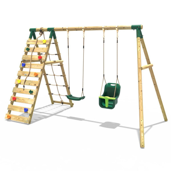 rebo-wooden-swing-set-with-up-