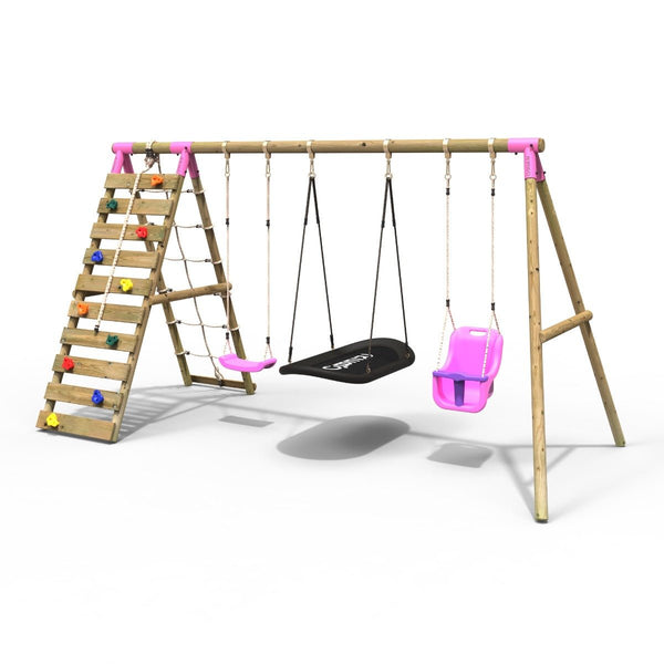 rebo-wooden-swing-set-with-up-
