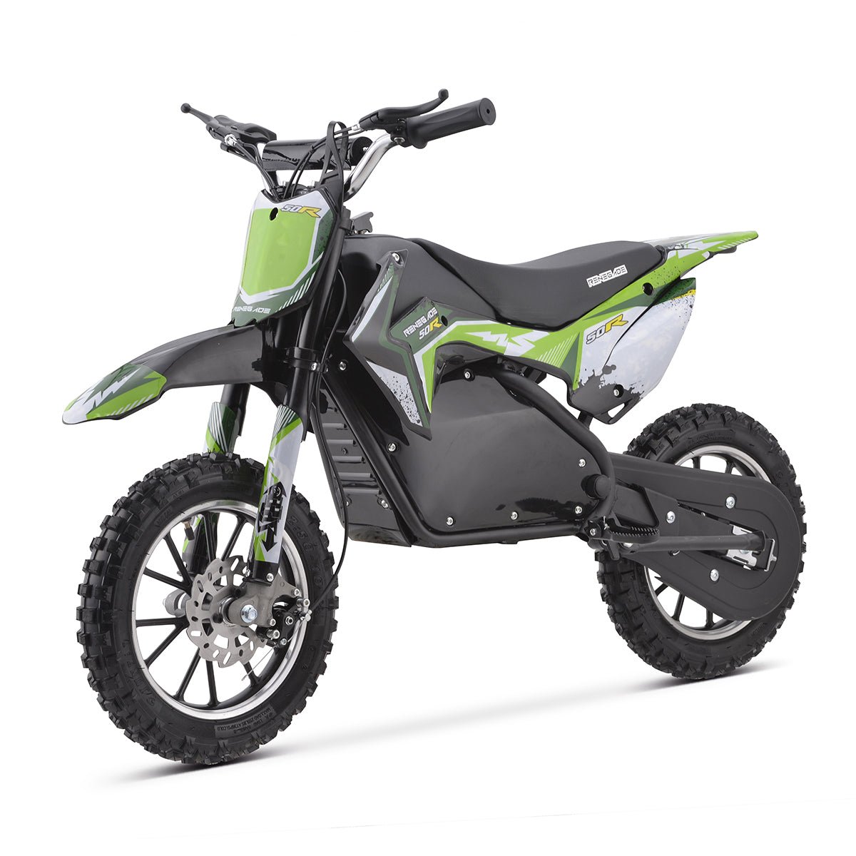 Renegade 50R 500W 36V Electric Mini Dirt Bike - Green