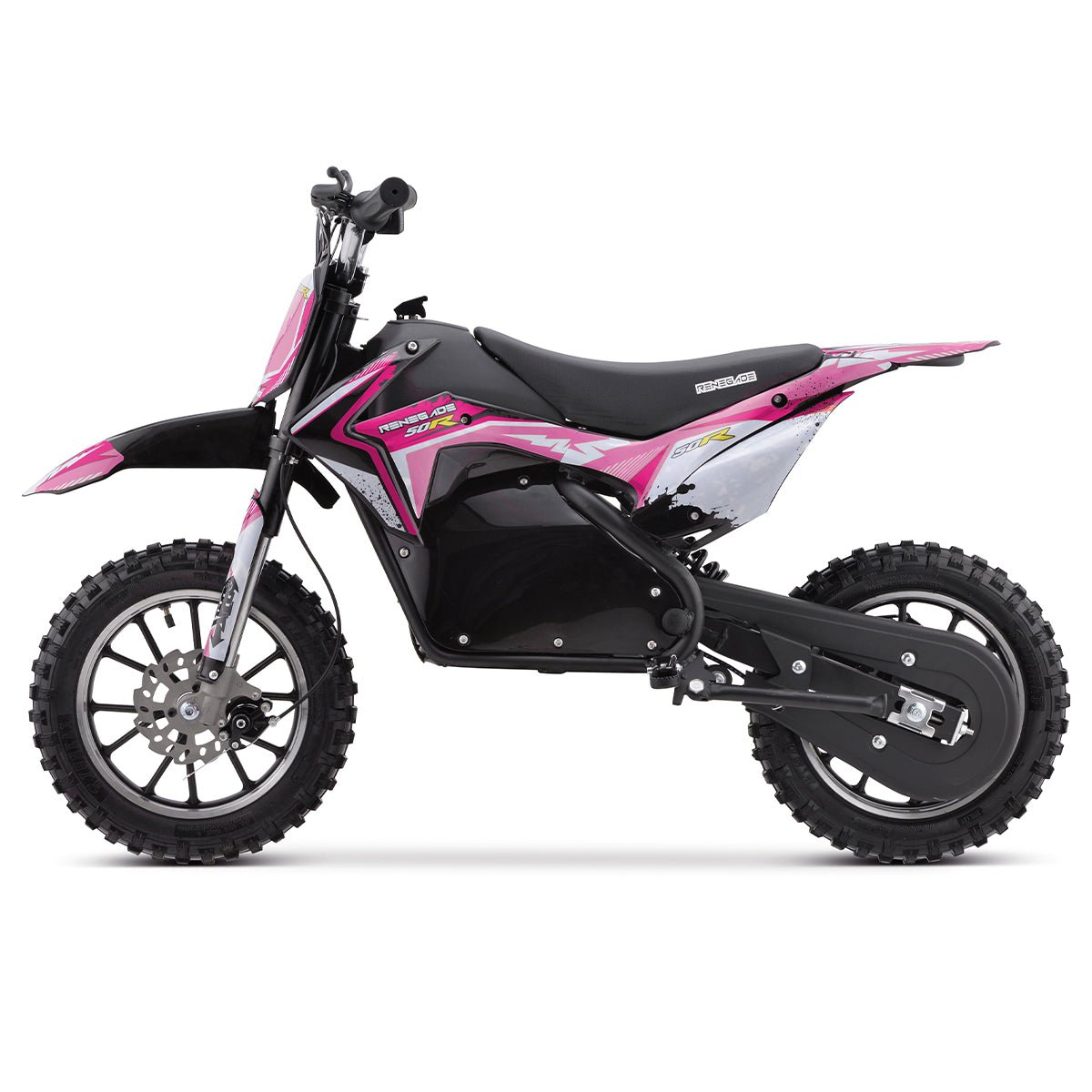 Renegade 50R 500W 36V Electric Mini Dirt Bike - Pink