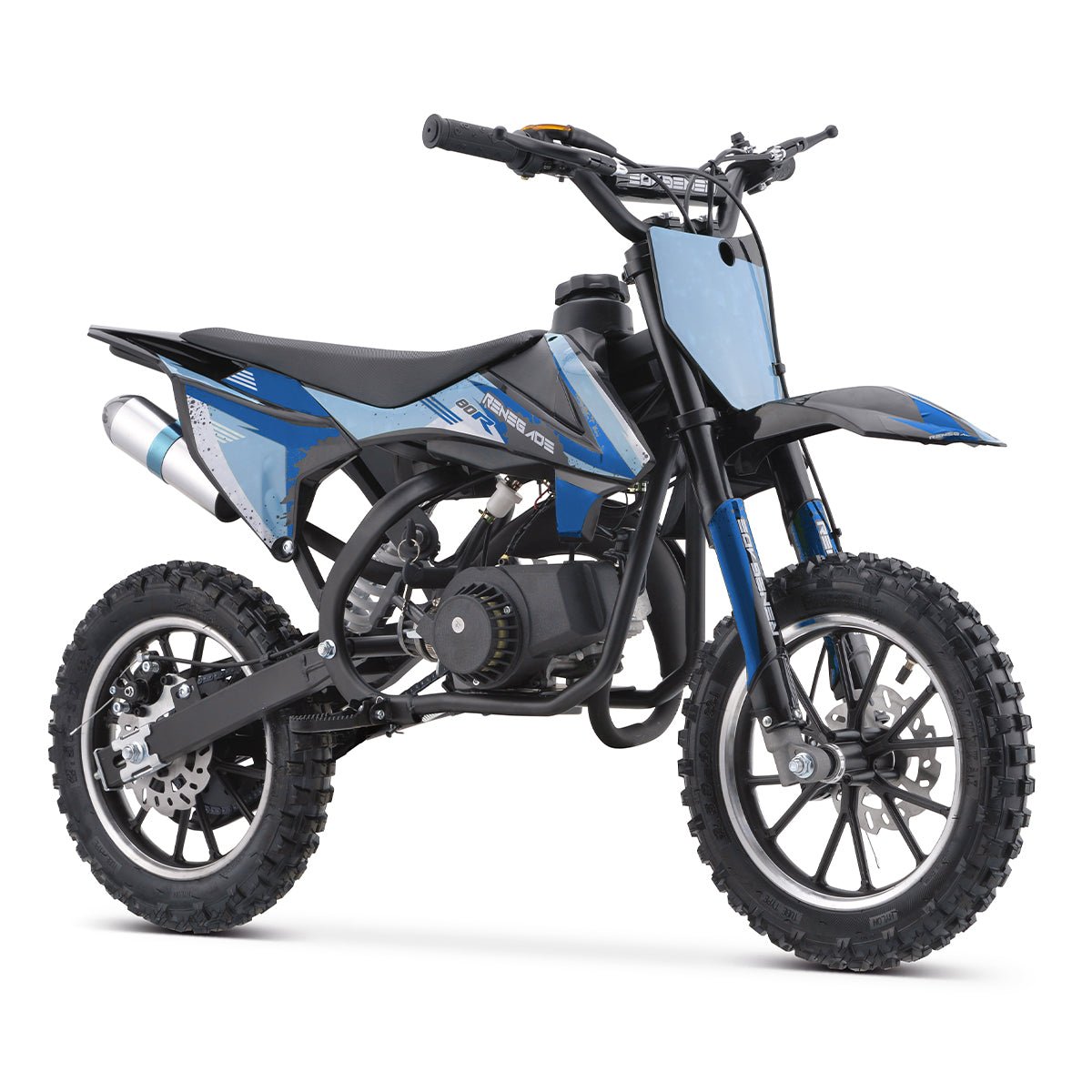 Renegade 80R 49cc Petrol Mini Dirt Bike - Blue