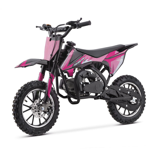 Renegade 80R 49cc Petrol Mini Dirt Bike - Pink