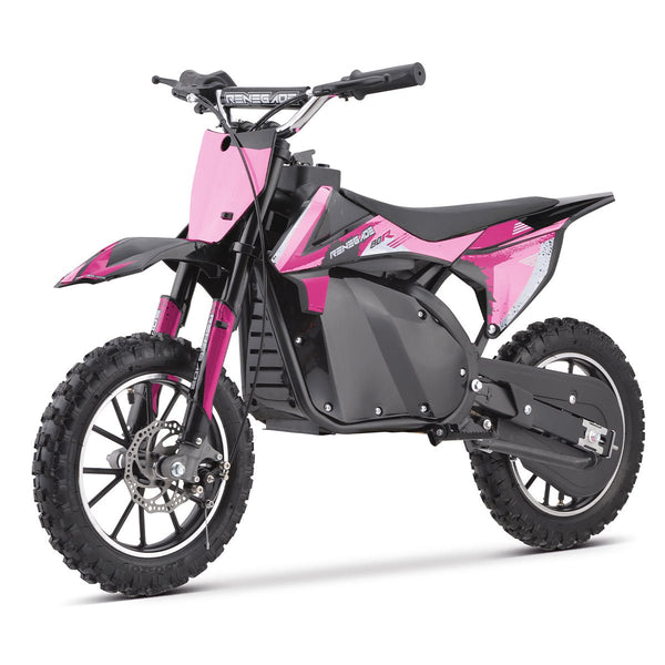 Renegade 80R 800W 36V Electric Mini Dirt Bike - Pink