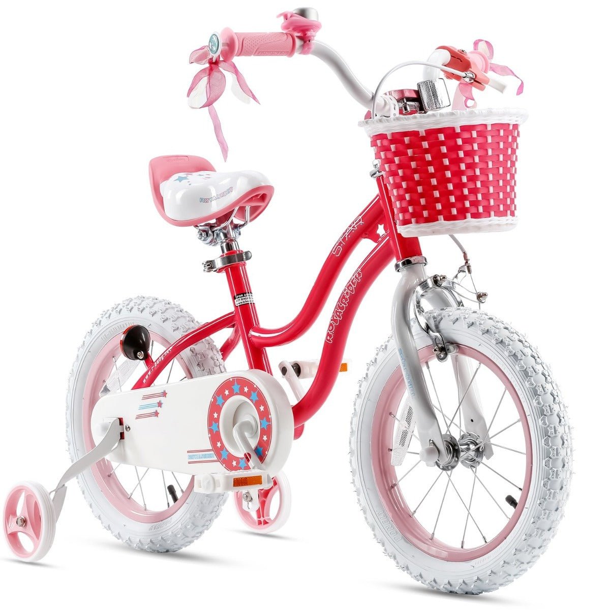 RoyalBaby Stargirl Children’s Pedal Bicycle & Stabilisers - 12” Wheel