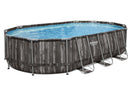 The Bestway Power Steel™ Oval 20ft x 12ft x 48in Pool with Filter Pump – BW5611R